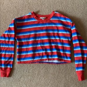 cropped forever 21 crewneck